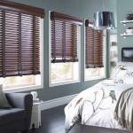 Wood & Faux Wood Blinds In The Bedroom