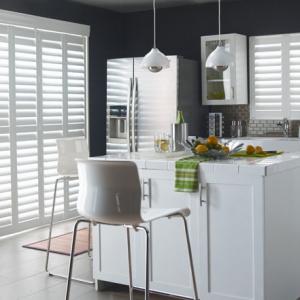 Wood Shutters In The Kitchen